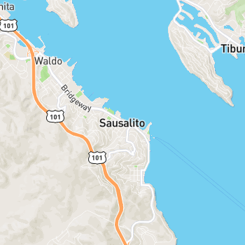 Map of Sausalito